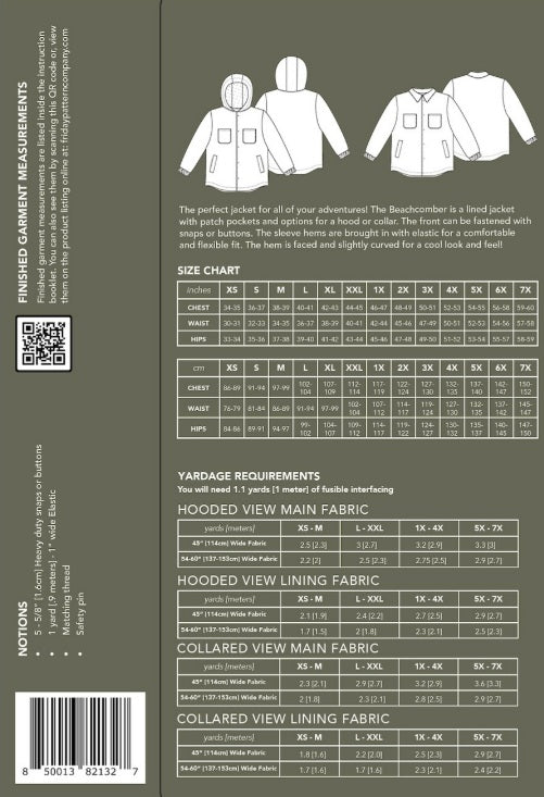 Friday Pattern Co Beachcomber Jacket