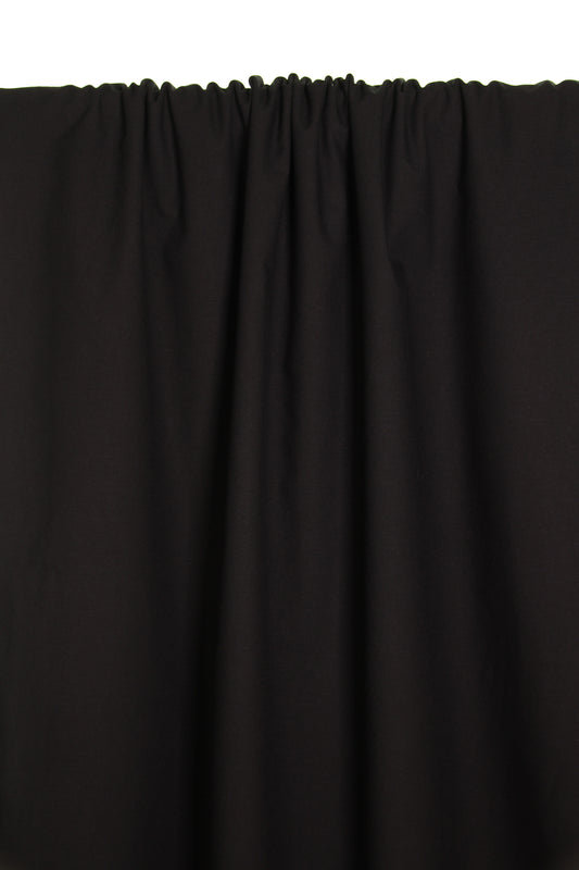 Atelier Jupe black poplin fabric