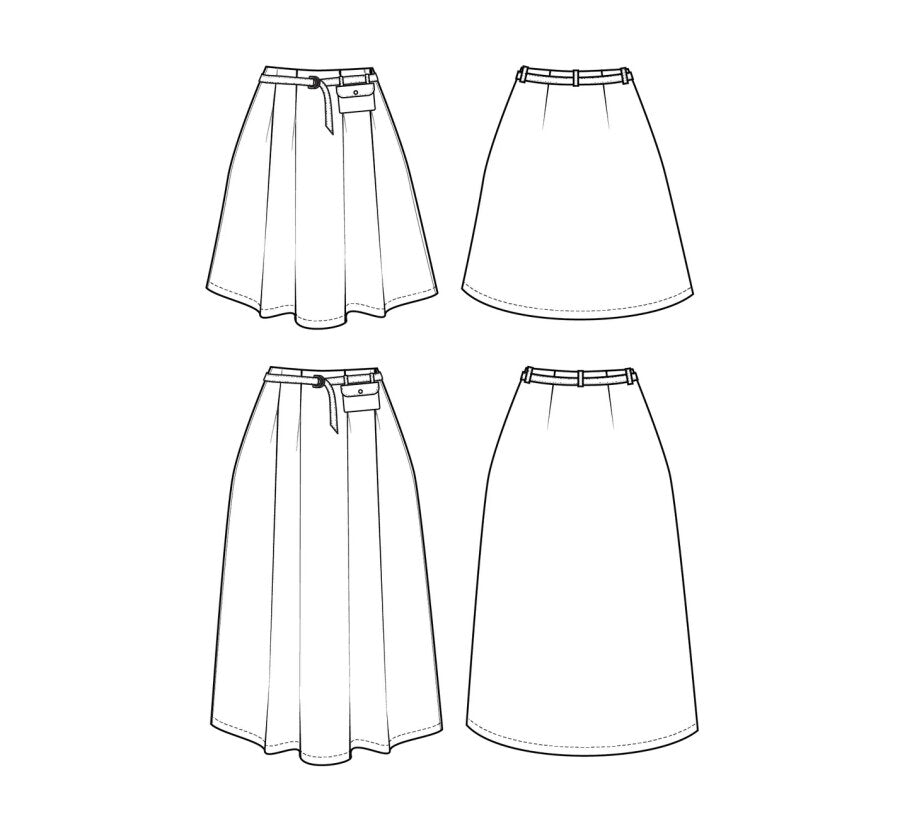 Friday Pattern Co Bernadette skirt