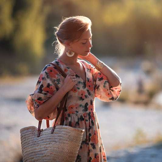 See You at Six Misty Rose Linen Viscose