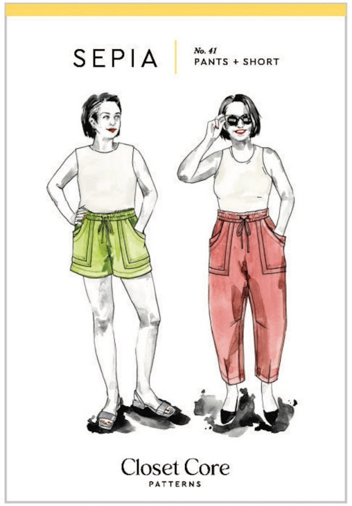 Closet Core Sepia trousers and shorts