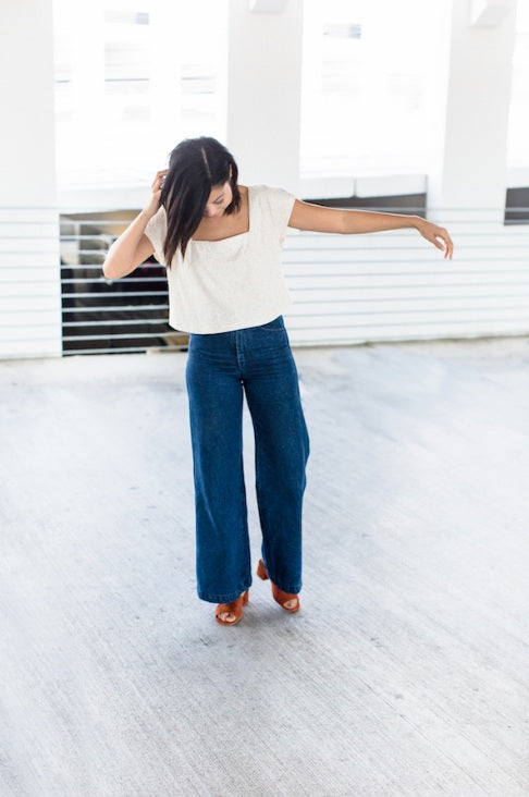 Friday Pattern Co Square Neck Top
