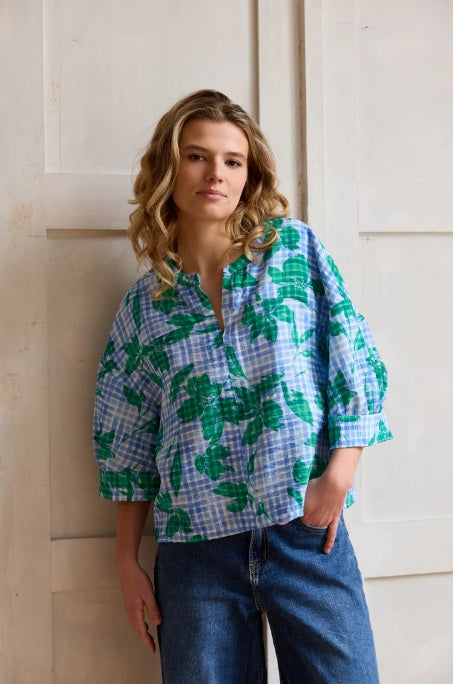 Atelier Jupe soft textured check viscose