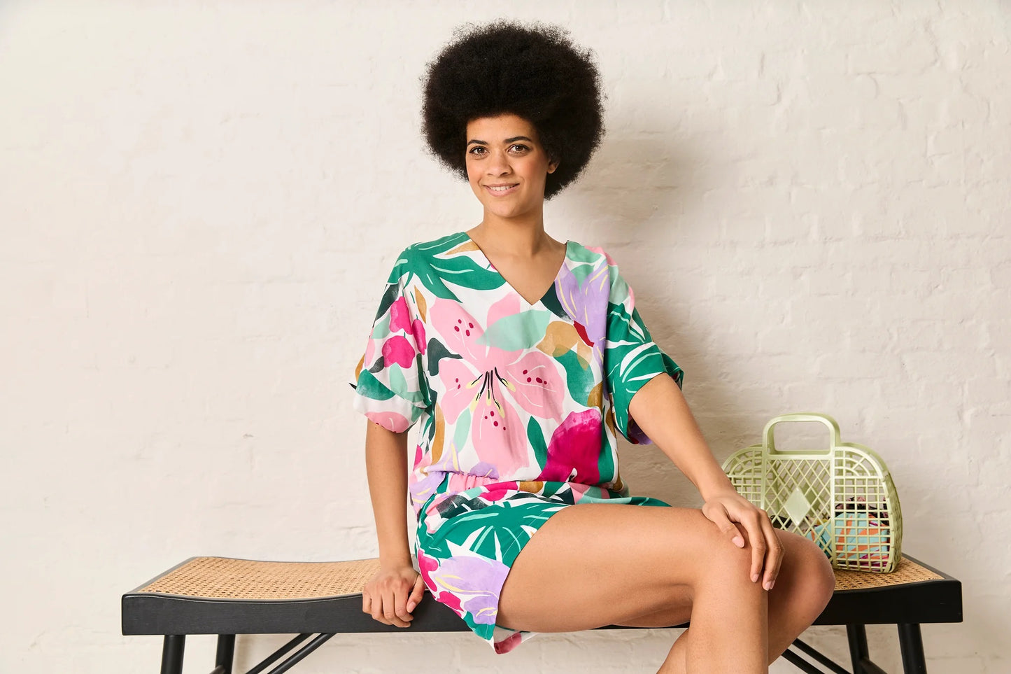 Atelier Jupe colour splash viscose