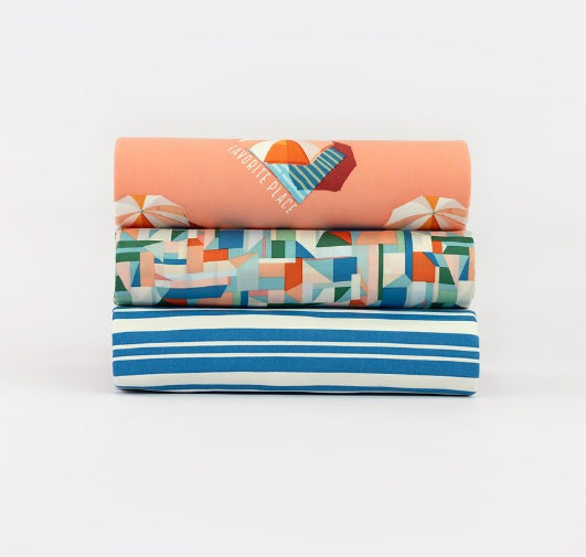 See You At Six Cubistics viscose satin