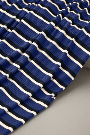 Lapis Meet Milk Derby Ribbed Tencel Jersey