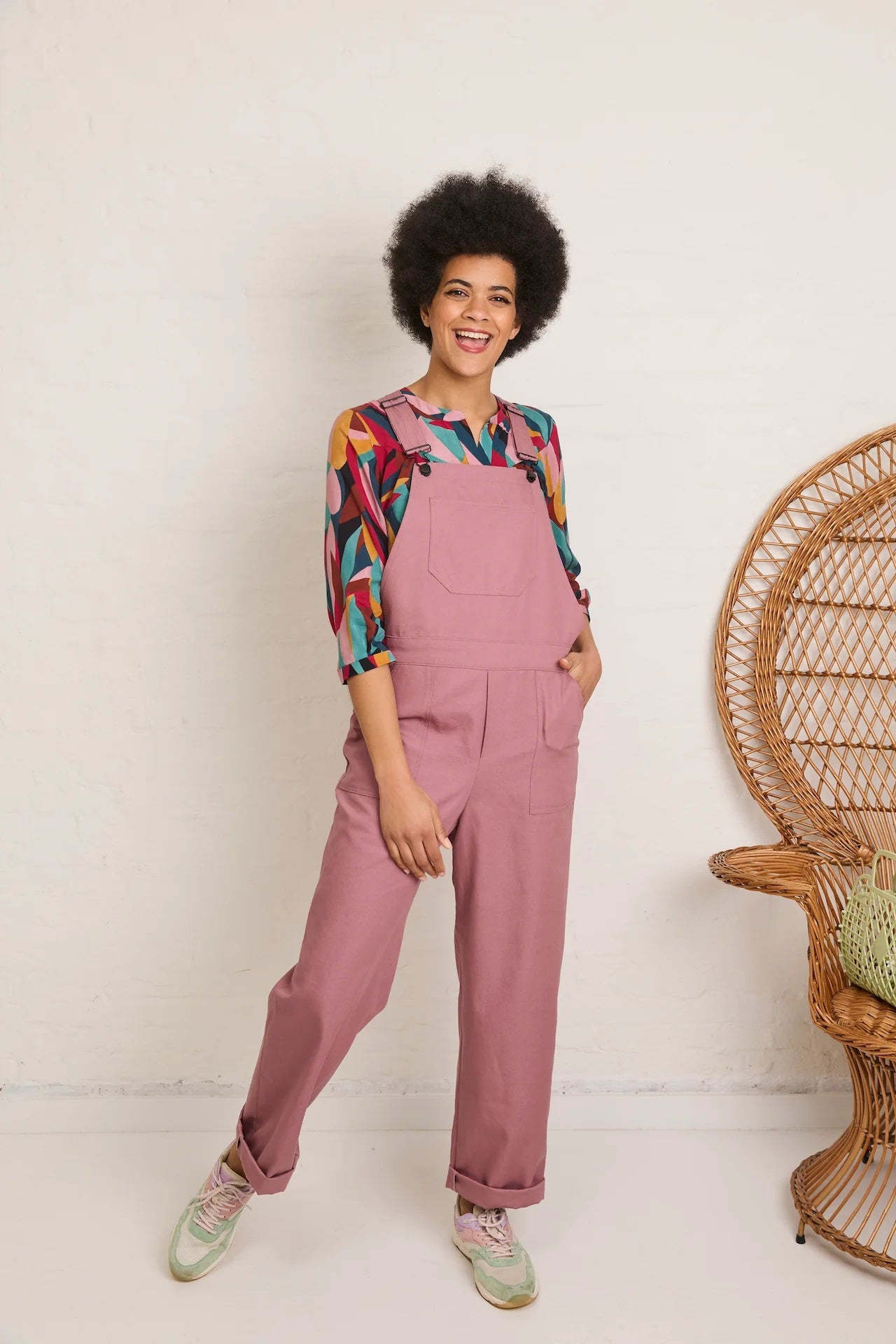 Atelier Jupe dusty pink organic cotton