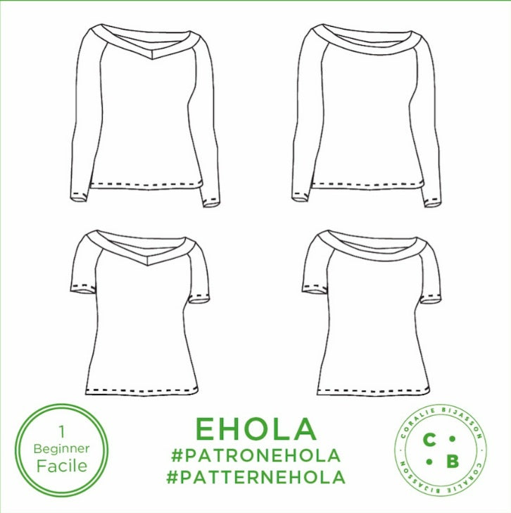 Coralie Bijasson Ehola T-shirt Pattern