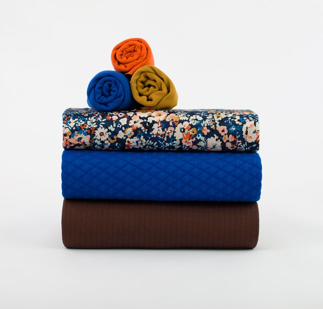 See You At Six Flower Joy viscose satin fabric