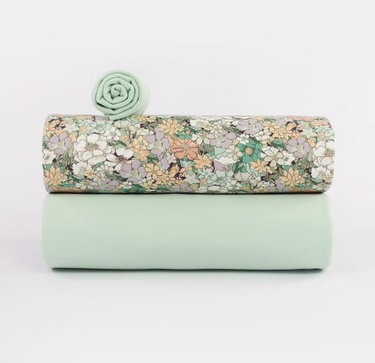 See You At Six Light Green Glass French Terry