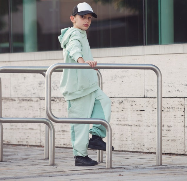 See You At Six Light Green Glass French Terry