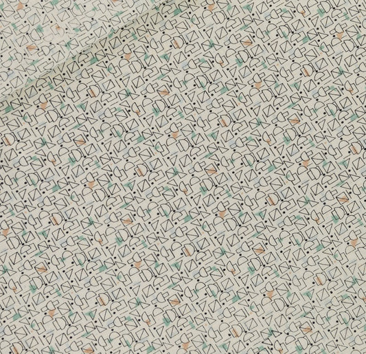 See You At Six Shaped Chaos linen viscose