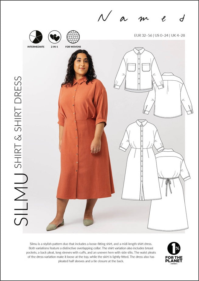 Named Patterns Silmu shirt and shirt dress