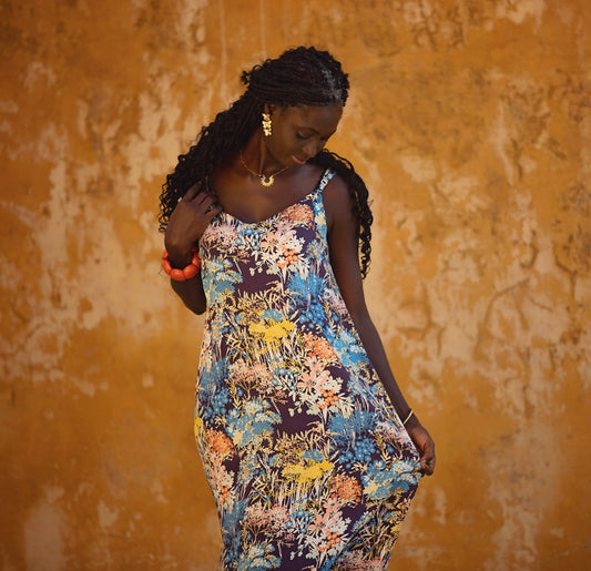 See You At Six Wild Flowers viscose satin