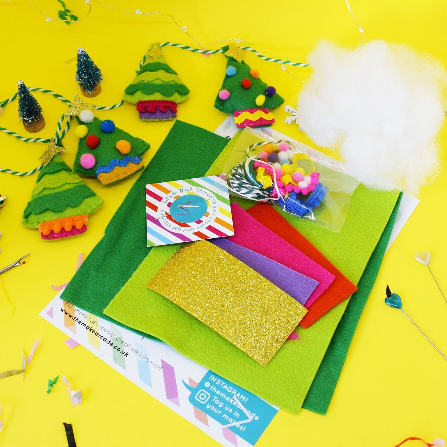 Festive Forest Garland Craft Kit