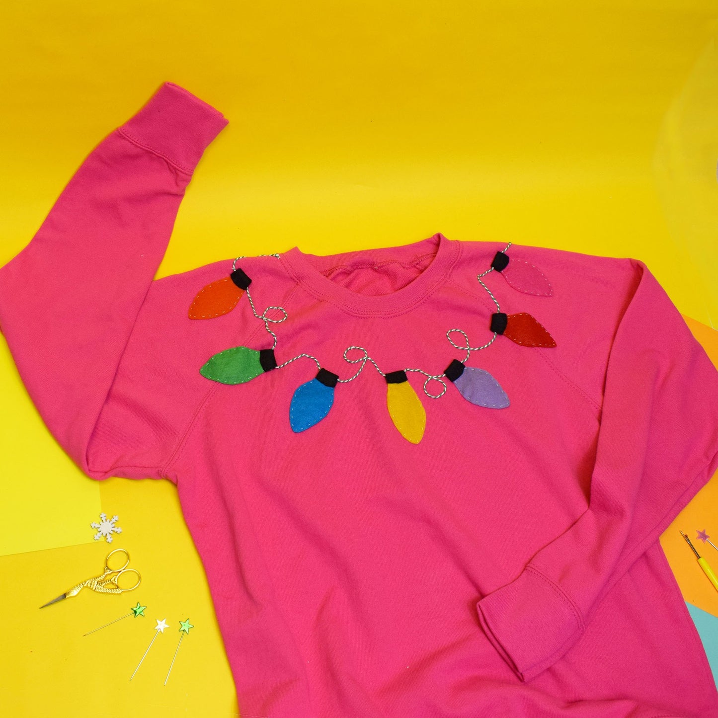 Fairy Lights DIY Christmas Jumper Kit