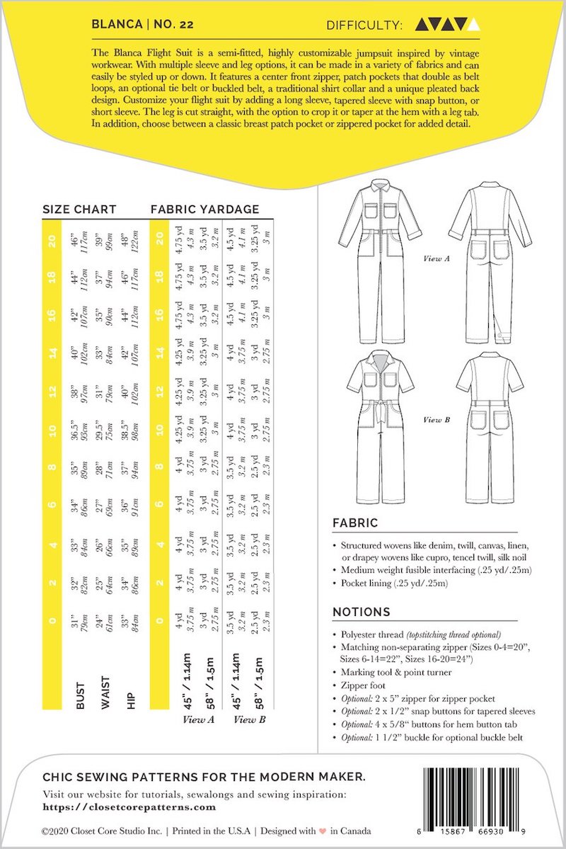 Closet Core Blanca Flight Suit