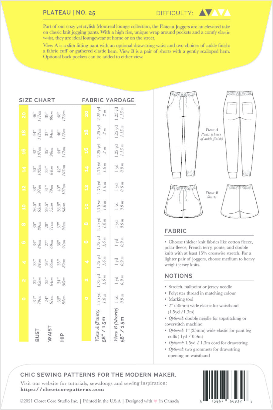 Closet Core Plateau joggers