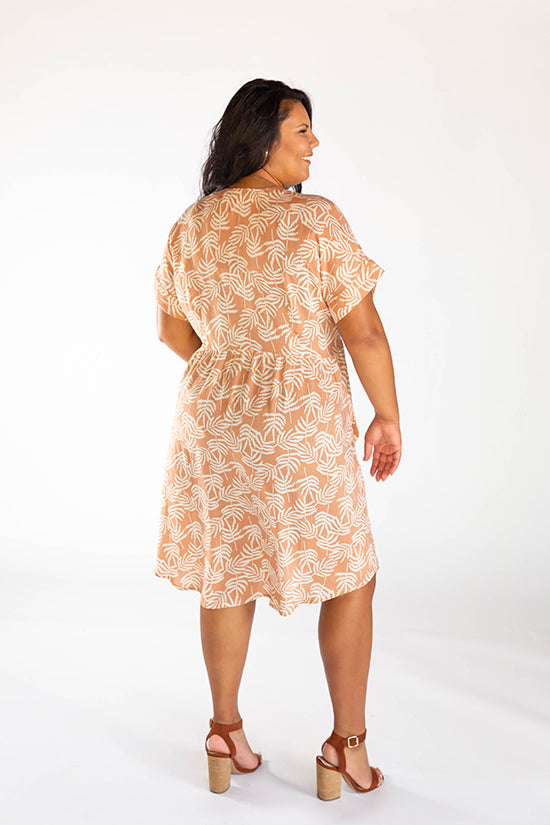 Chalk and Notch Fringe Dress and Blouse