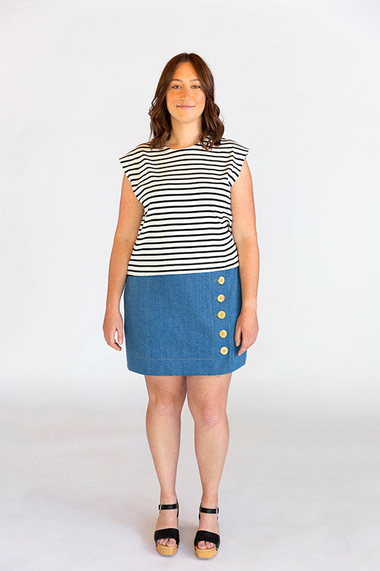 Chalk and Notch Evelyn skirt
