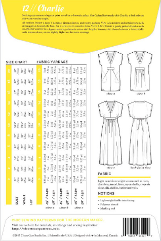 Closet Case Charlie dress pattern