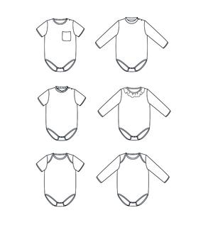 Ikatee Malmo bodysuit 1m-4y