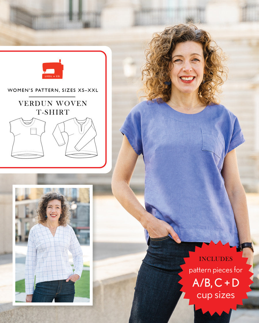Liesl and Co Verdun woven T-shirt