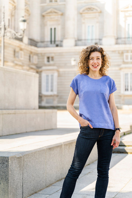 Liesl and Co Verdun woven T-shirt