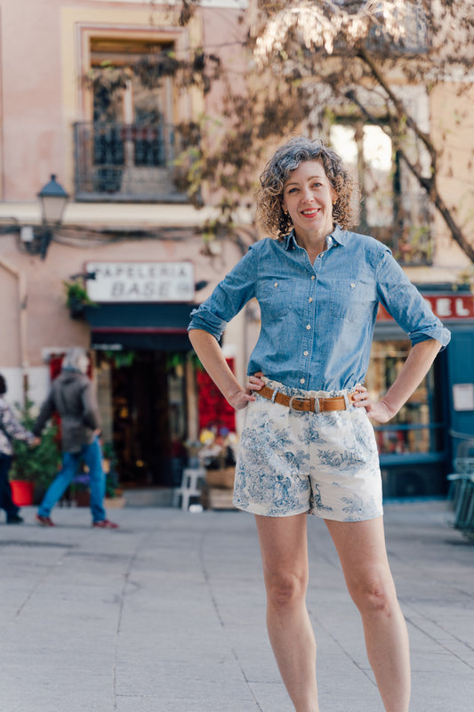 Liesl and Co Lisboa walking shorts