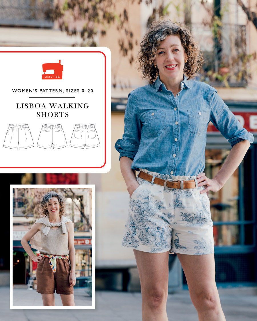 Liesl and Co Lisboa walking shorts