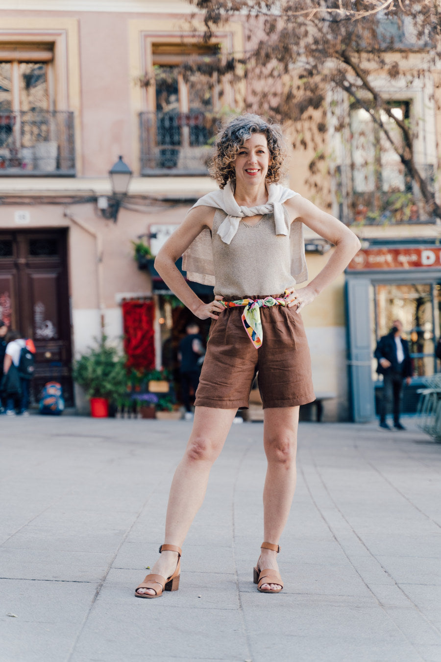 Liesl and Co Lisboa walking shorts