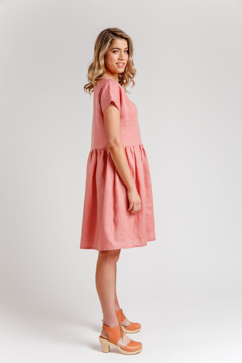Megan Nielsen Olive blouse and dress
