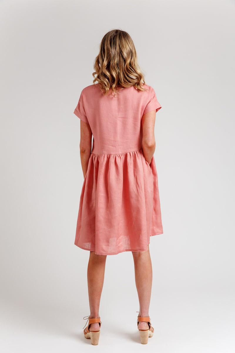 Megan Nielsen Olive blouse and dress