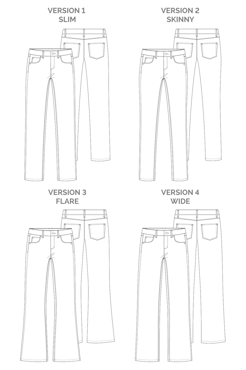 Megan Nielsen Ash jeans
