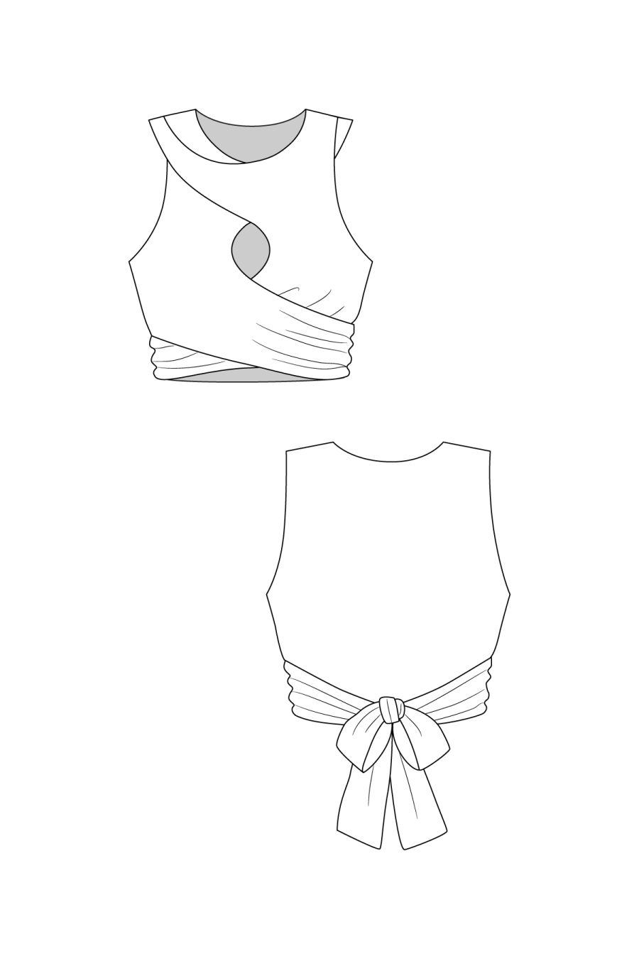 Named Patterns Sisko interlace top and dress
