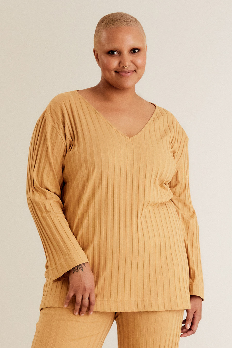 Named Patterns Olo tee and pants set