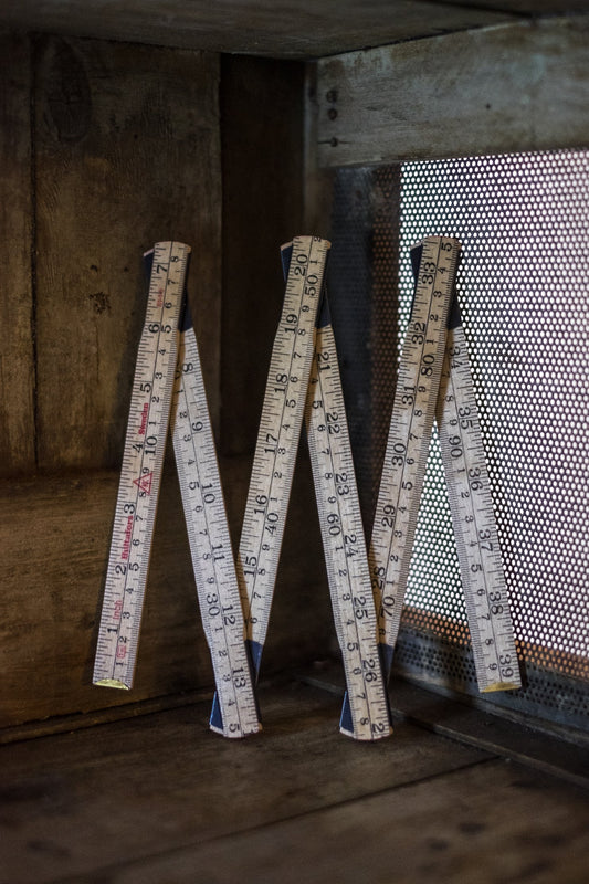 Merchant and Mills Wooden Folding Ruler