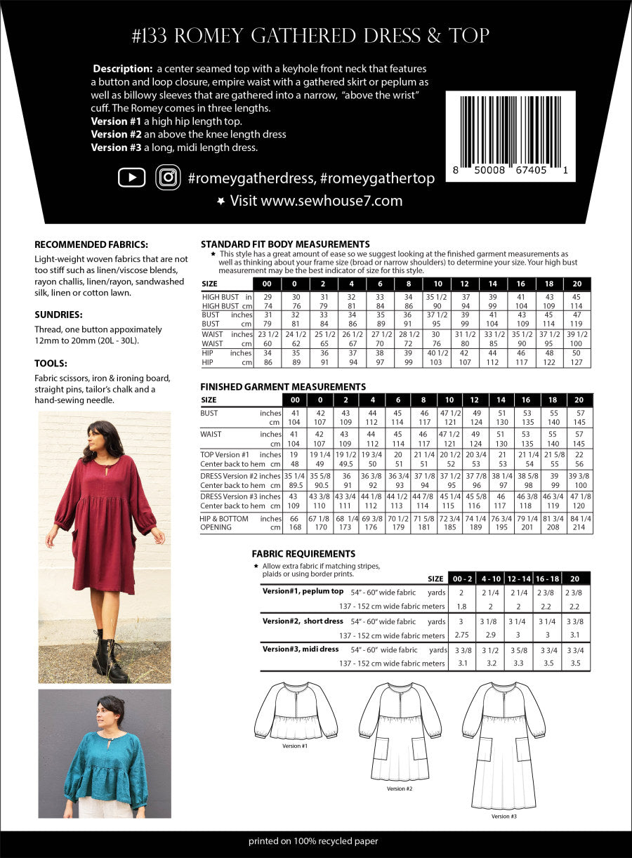 Sew House Seven Romey dress