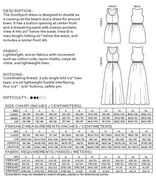 True Bias Southport dress