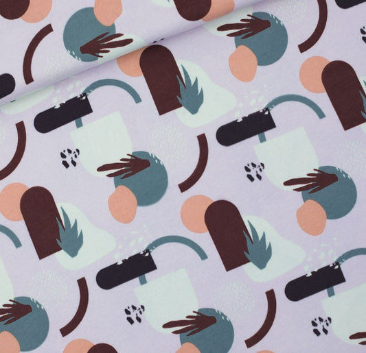 See You At Six Abstrarium Lavender Blue French Terry