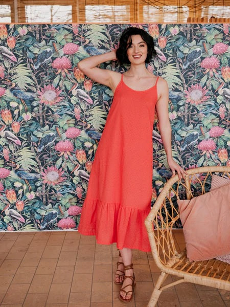 Atelier Jupe coral plumetis