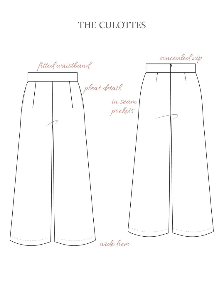 The Avid Seamstress Culottes