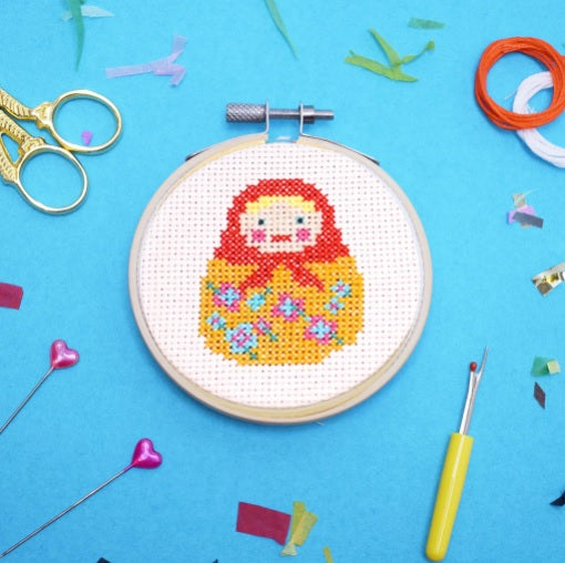 Make Arcade Doll Cross Stitch kit
