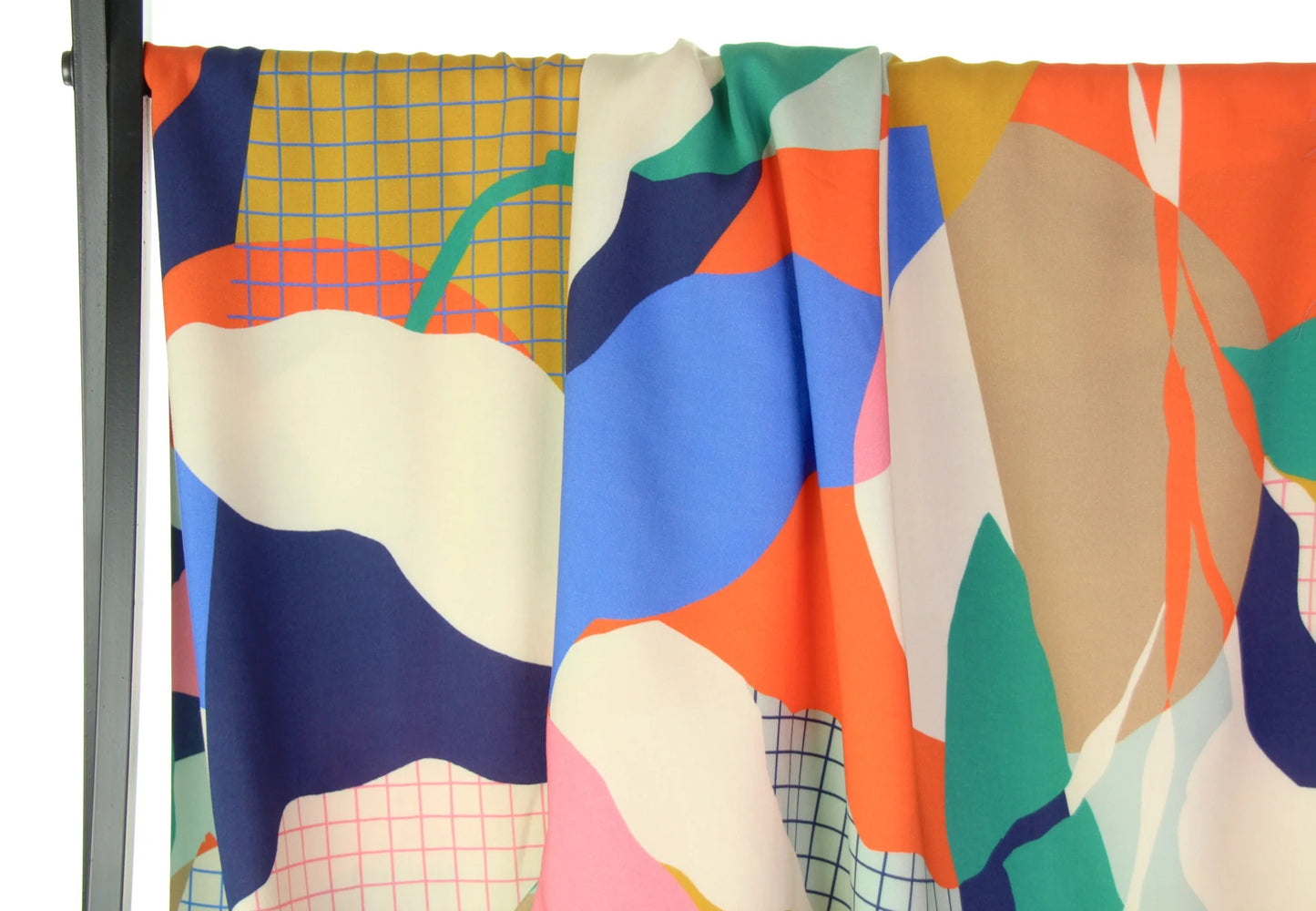 Atelier Jupe abstract eighties print viscose
