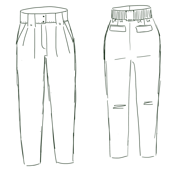 Maison Fauve Belem trousers / shorts
