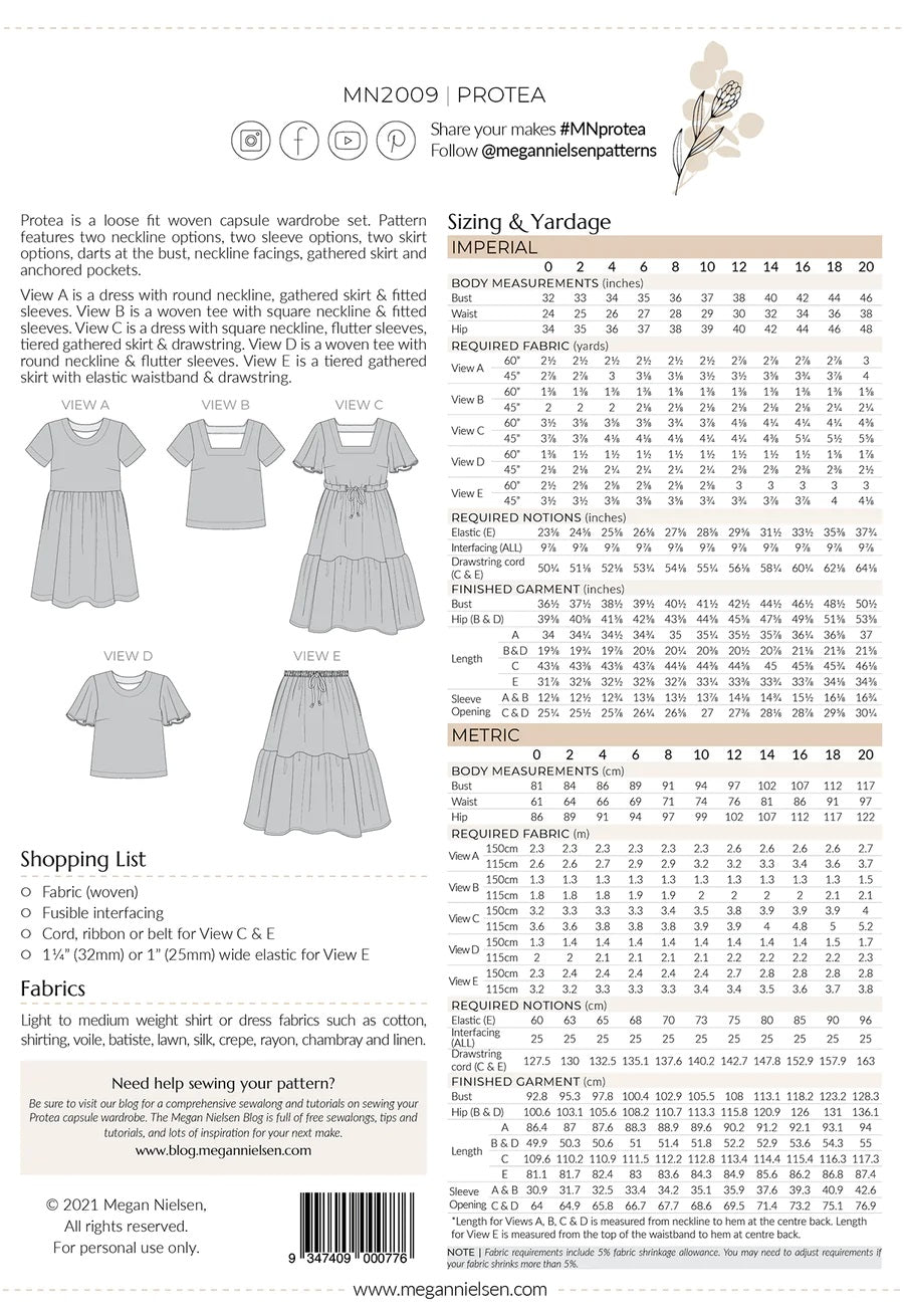 Megan Nielsen Protea dress