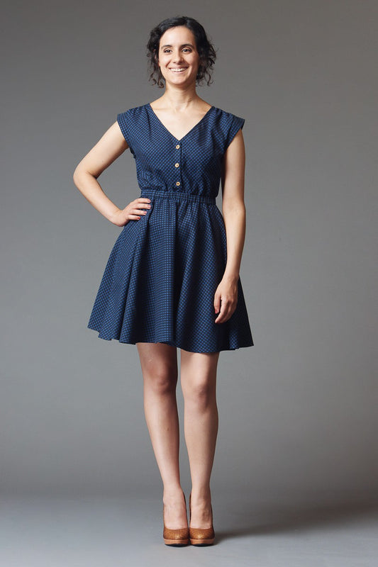 Black elastic sewing thread