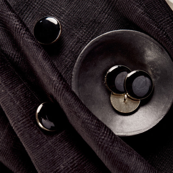 Atelier Brunette Dandy Velvet Black fabric