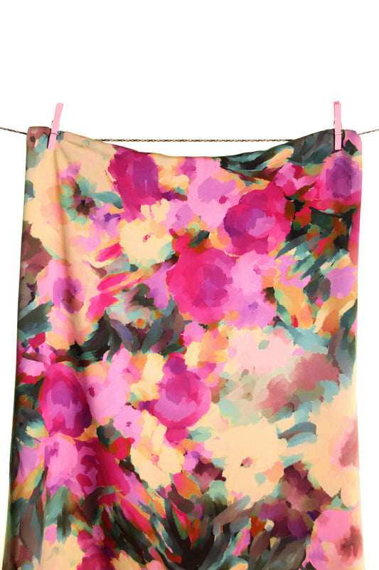Atelier Jupe colourful aquarel viscose