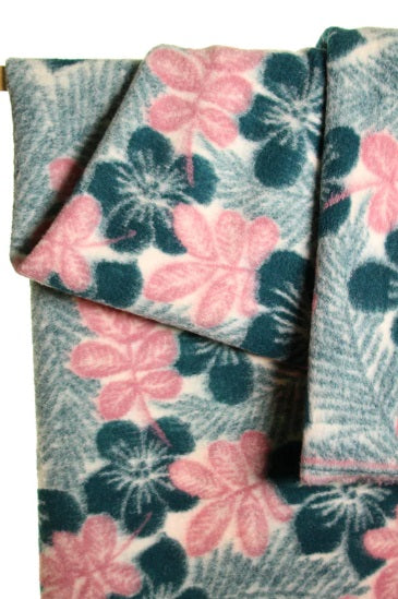 Atelier Jupe green and pink flower wool